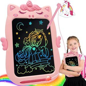 Babies Doodle Board 10'' LCD Writing Drawing Tablet Educational Learning Toys